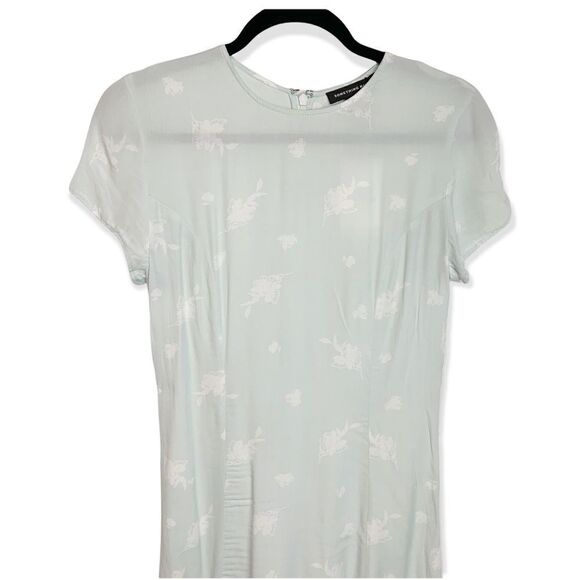 NWT Something Navy Mint Easy Flirty Floral Minidress size XS (A7) - Picture 2 of 7